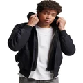 Superdry Military Hooded MA1 Jacket in Jet Black L