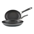 Circulon ScratchDefense A1 Nonstick Induction Frypan Twin Pack 21.5/25.4cm in Grey