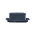 Maxwell & Williams Indulgence Butter Dish Gift Boxed in Slate Blue Dark Navy