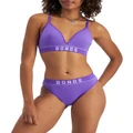 Bonds Retro Rib Tonal Hi Bikini in Royal Buisness Purple 8