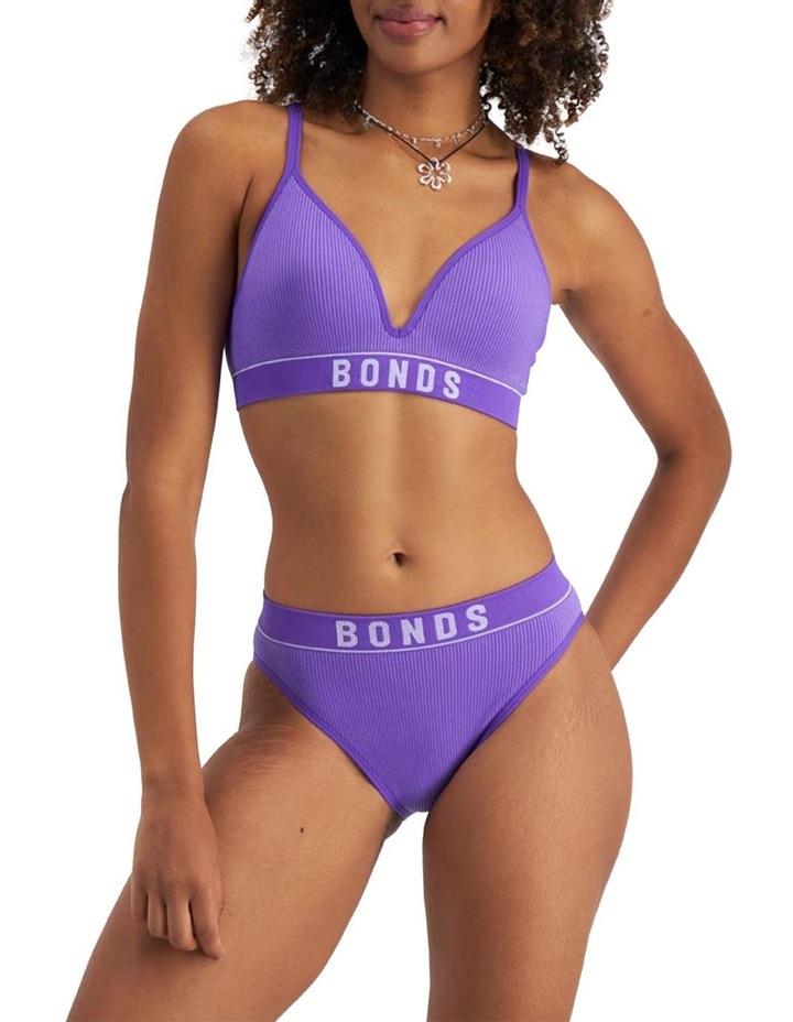 Bonds Retro Rib Tonal Hi Bikini in Royal Buisness Purple 12