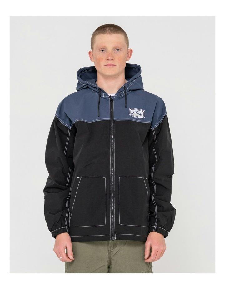 Rusty Core Division Hooded Jacket in Black S