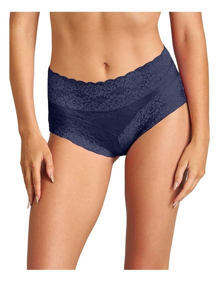 Bendon Lace Full Brief in Medieval Blue Navy L