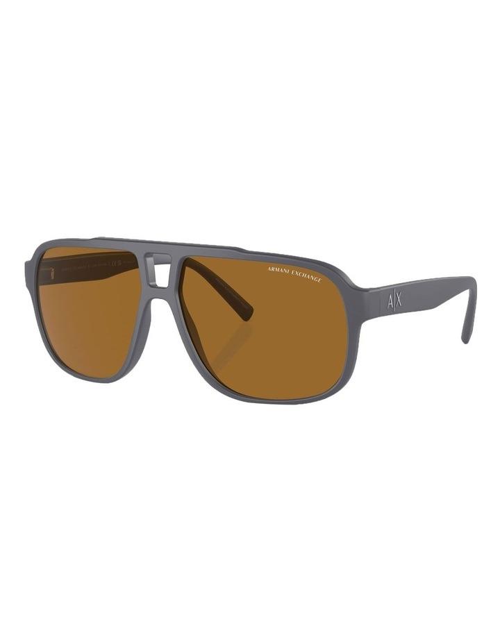 Armani Exchange AX4104S Polarised Sunglasses in Grey 1