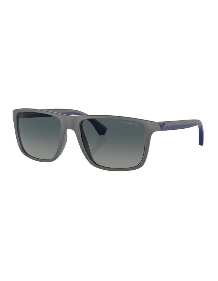 Emporio Armani EA4033 Polarised Sunglasses in Grey 1