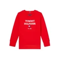 Tommy Hilfiger Oversized Logo Sweatshirt (8-16 Year) in Red 8
