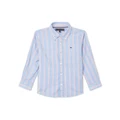 Tommy Hilfiger Essential Flex Ithaca Stripe Regular Shirt (8-16 Year) in Blue 12
