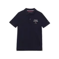 Tommy Hilfiger 8-16 Embroidery Logo Regular Fit Polo Shirt in Navy 10