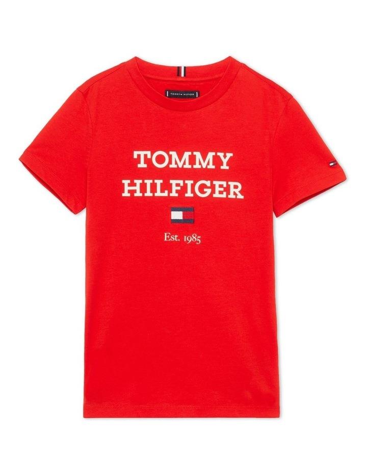 Tommy Hilfiger 8-16 Oversized Logo T-shirt in Red 8