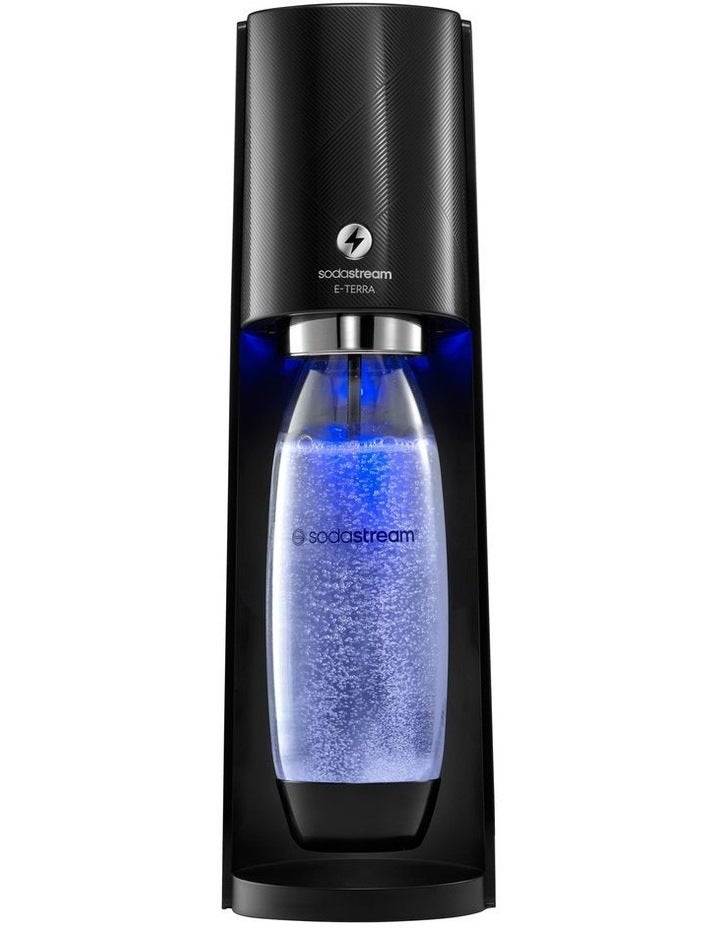 SodaStream E-Terra Sparkling Water Maker in Black 1012911611 Black