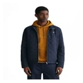 Gant Quilted Windcheater Jacket in Evening Blue Navy XS