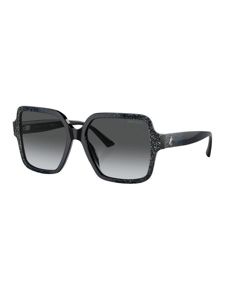 Jimmy Choo JC5005 Polarised Sunglasses in Black 1