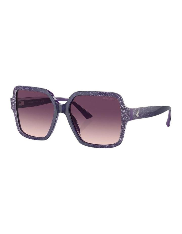 Jimmy Choo JC5005 Sunglasses in Violet Aubergine 1