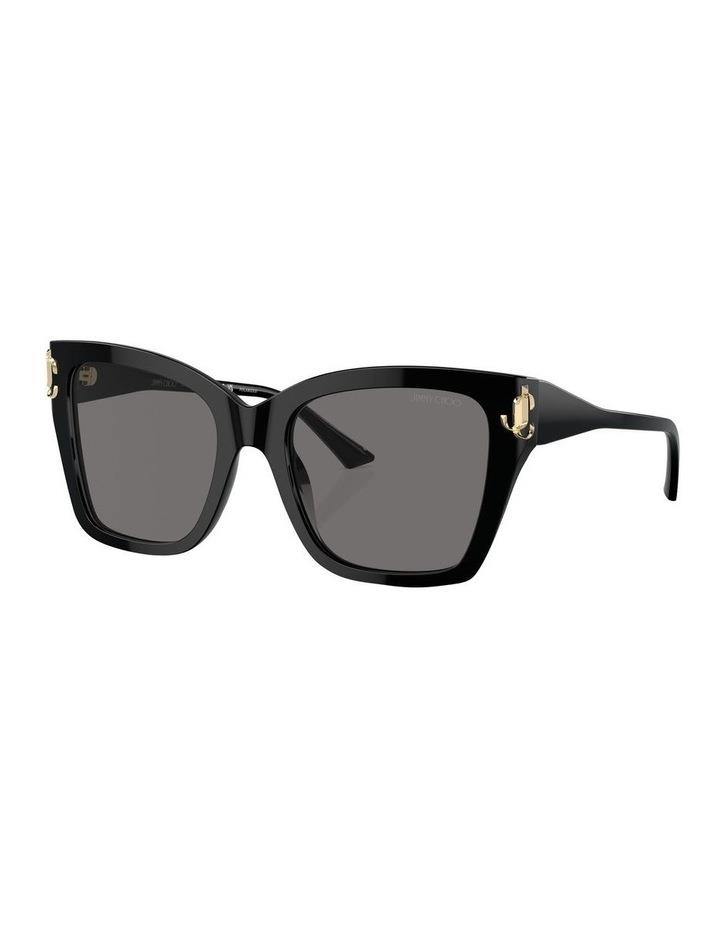 Jimmy Choo JC5012 Polarised Sunglasses in Black 1