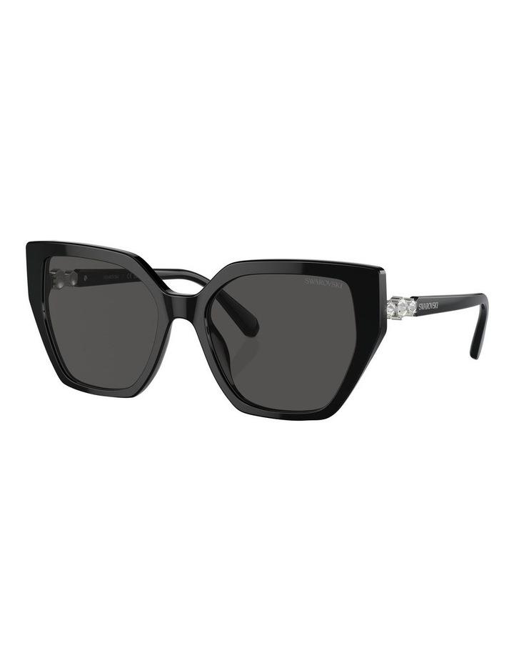 Swarovski SK6016 Sunglasses in Black 1