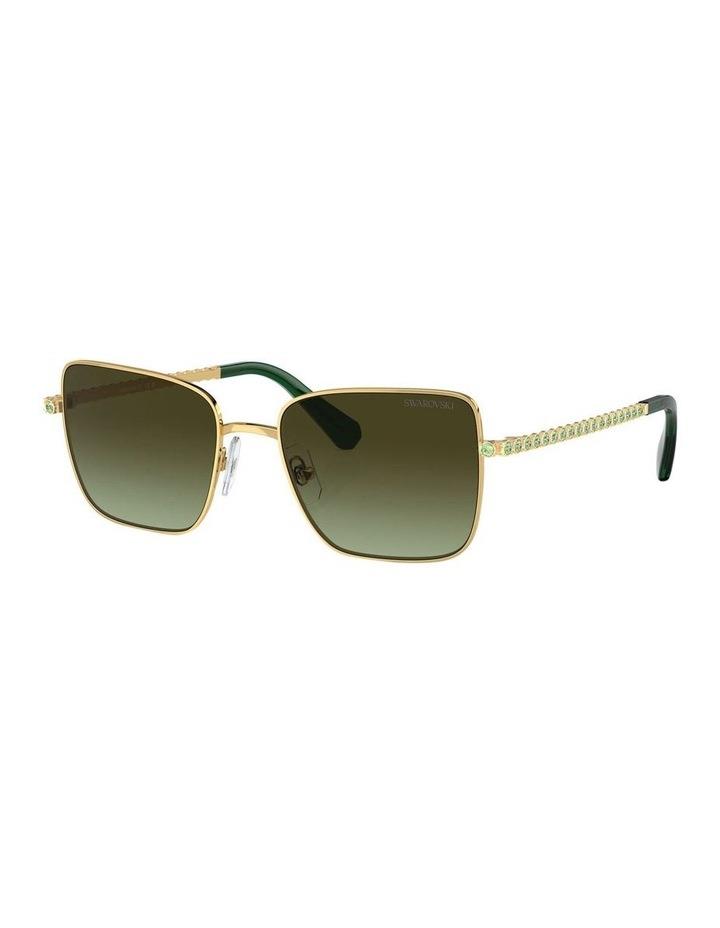 Swarovski SK7015 Sunglasses in Gold 1