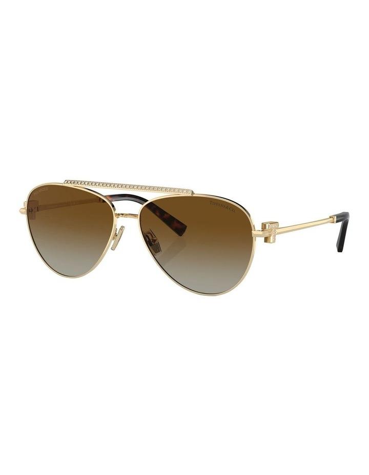 Tiffany & Co. TF3101B Polarised Sunglasses in Gold 1
