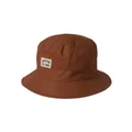 Brixton Brixton Woodburn Bucket Hat in Terracotta Brown S-M