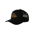 Brixton Postal Netplus Trucker Hat in Sepia Black One Size