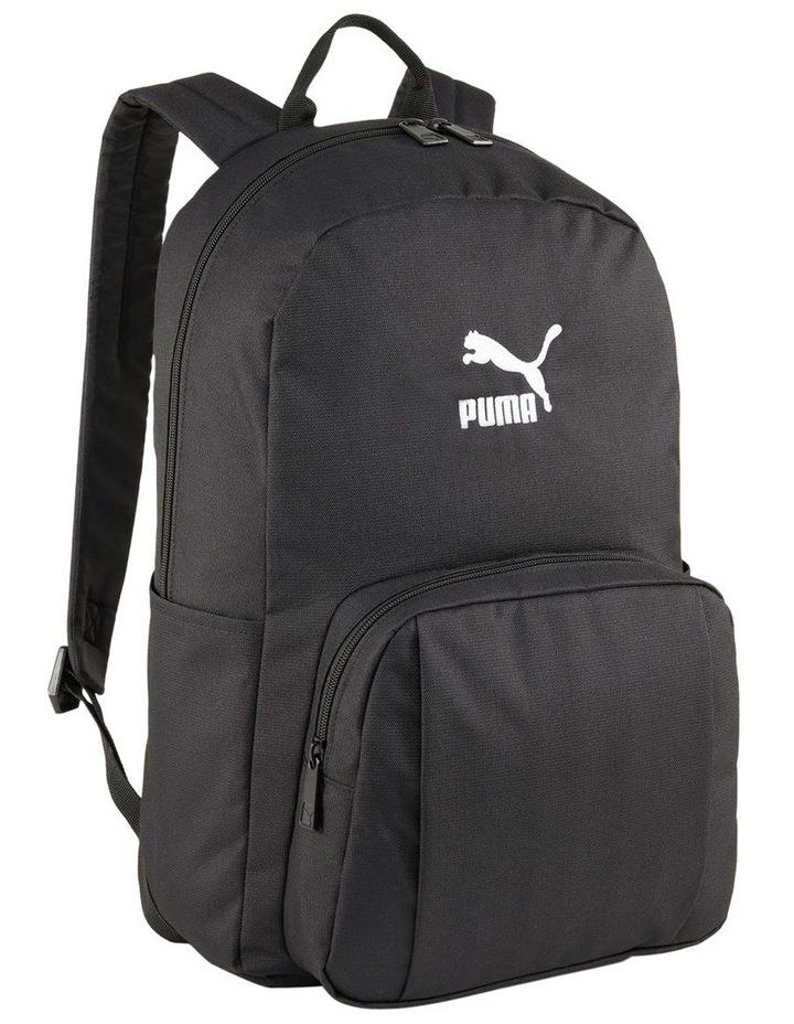 Puma Classics Archive Backpack in Black/White Black