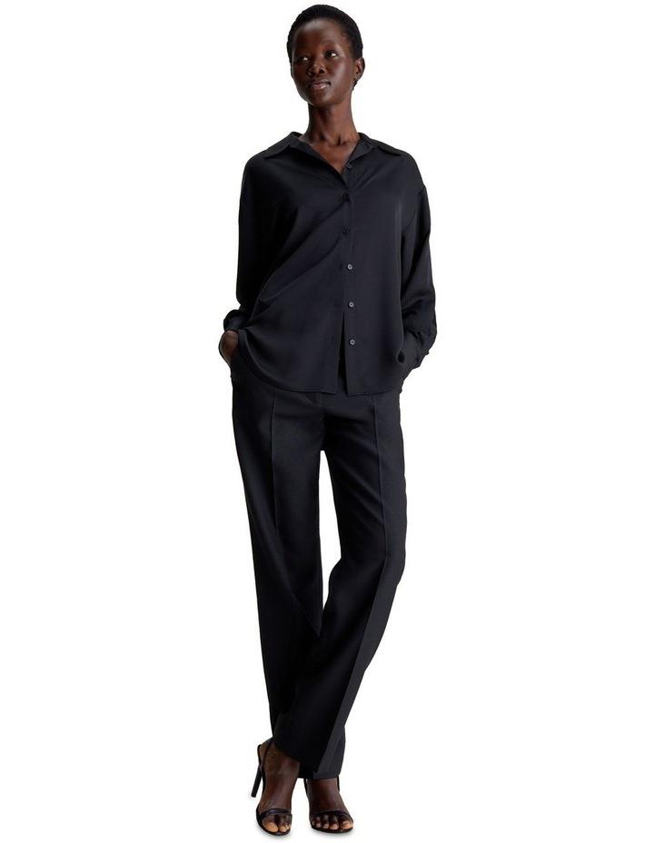 CALVIN KLEIN Recycled Relaxed Shirt in Black 38