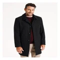 Reserve Norton Wool Blend Car Coat in Charcoal S