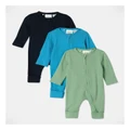 Sprout Coverall 3 Pack Set in Assorted 0