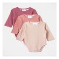 Sprout Bodysuit 3 Pack Set in Assorted 000
