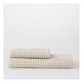 Australian House & Garden Bamboo Textured Towel Range in Moonbeam Beige Hand Towel
