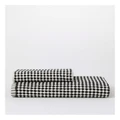 Australian House & Garden Bamboo Textured Towel Range in Black Bath Towel