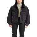 Levi's '90s Sherpa Trucker Jacket in Are You Afraid Of The Dark Black S