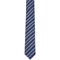 Oxford Classic Stripe Tie in Blue One Size