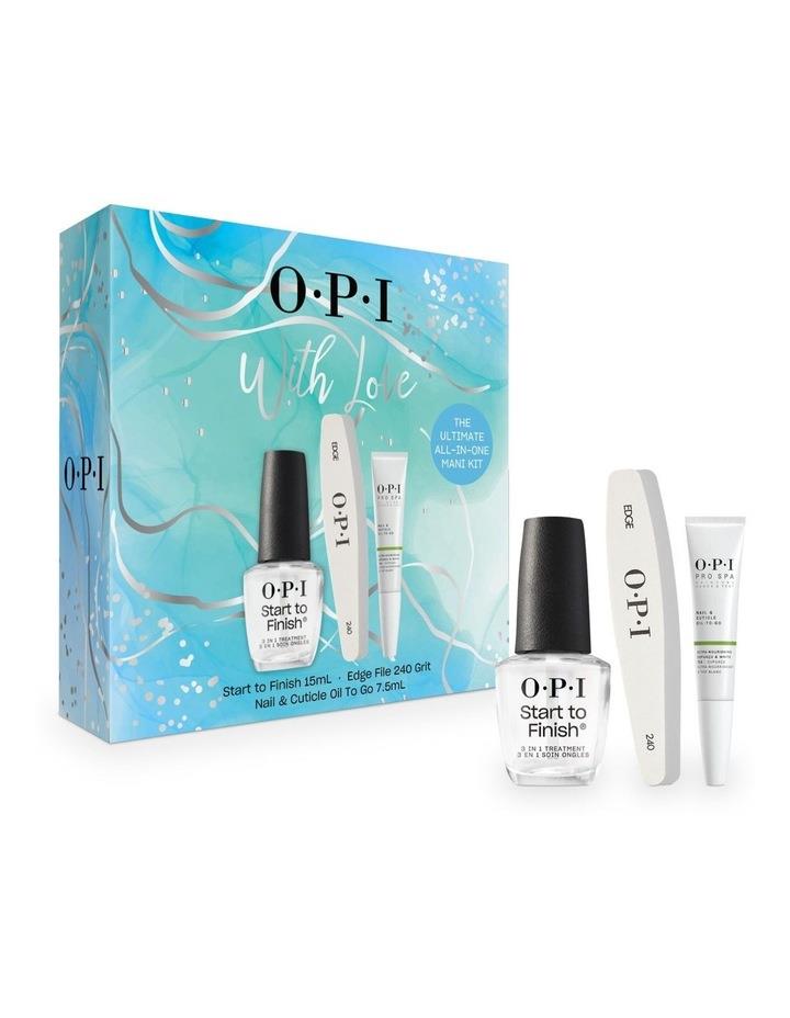 OPI All In One Gift Set Start To Finish, Prospa Nail & Cuticle Oil To-Go, Edge File 240 Grit