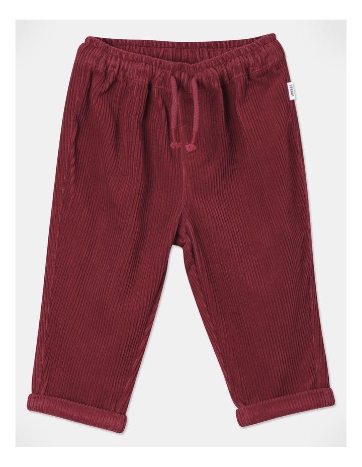 Sprout Cord Pant in Wine 00