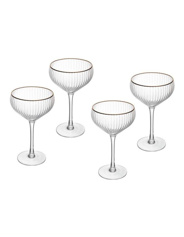 Mikasa Sorrento Coupe Set 4 Piece in Clear