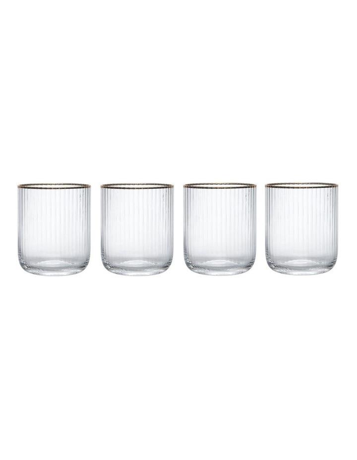 Mikasa Sorrento Stemless Glass 4 Piece Set in Clear