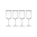 Mikasa Sorrento White Wine Glass 4 Piece Set in Clear