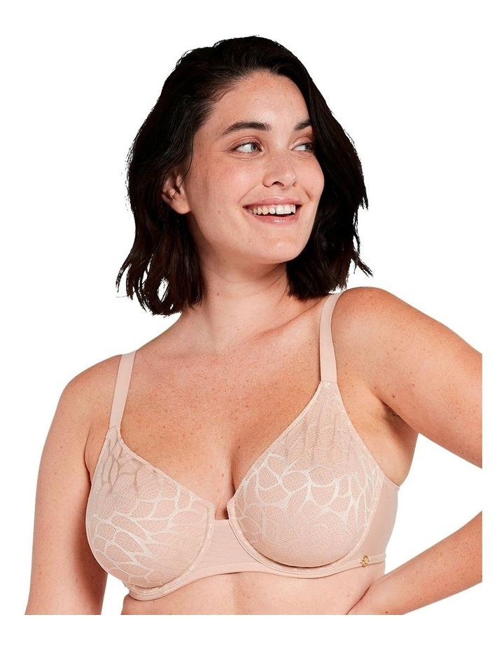 Sans Complexe Perfect Curves Smooth Lace Wired T-shirt Bra in Blush Natural 10C