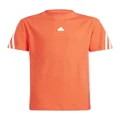 adidas Future Icons 3-Stripes T-shirt in Bright Red/White Red 13-14
