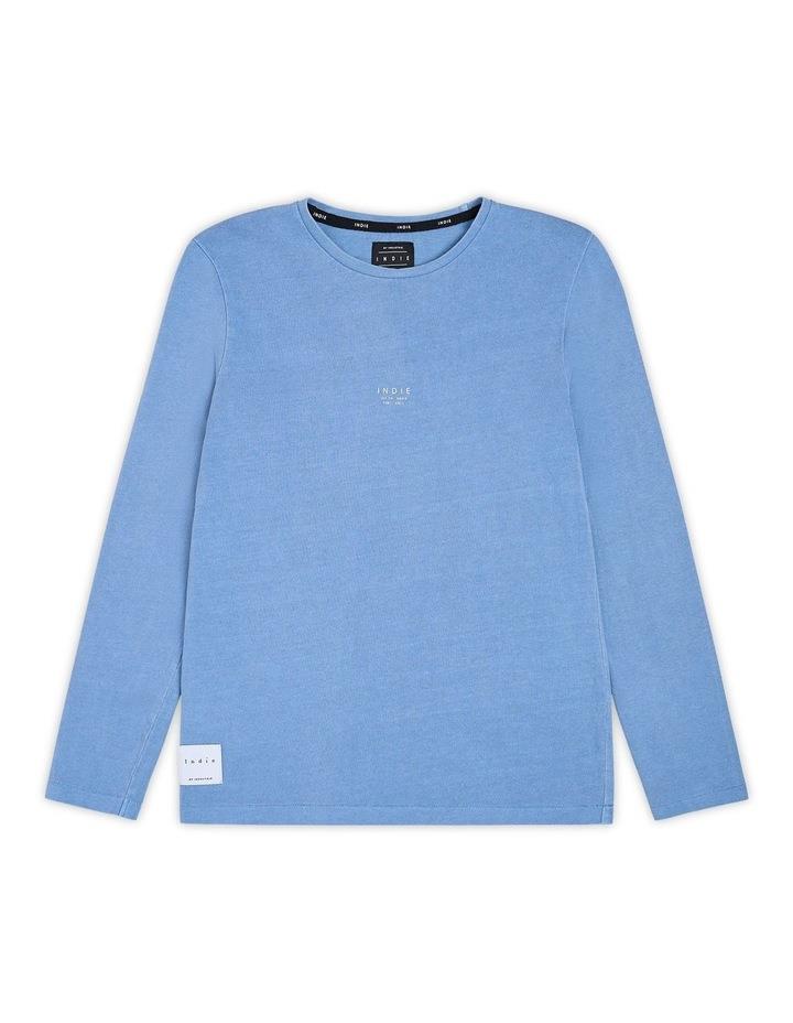 Indie Kids by Industrie The Long Sleeve Marcoola Tee (8-14 Years) in Frost Blue 12