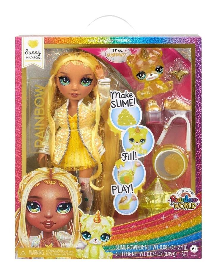 Rainbow High World Doll Sunny with Slime Kit & Pet Assorted