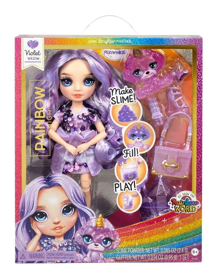 Rainbow High World Doll Violet with Slime Kit & Pet Assorted