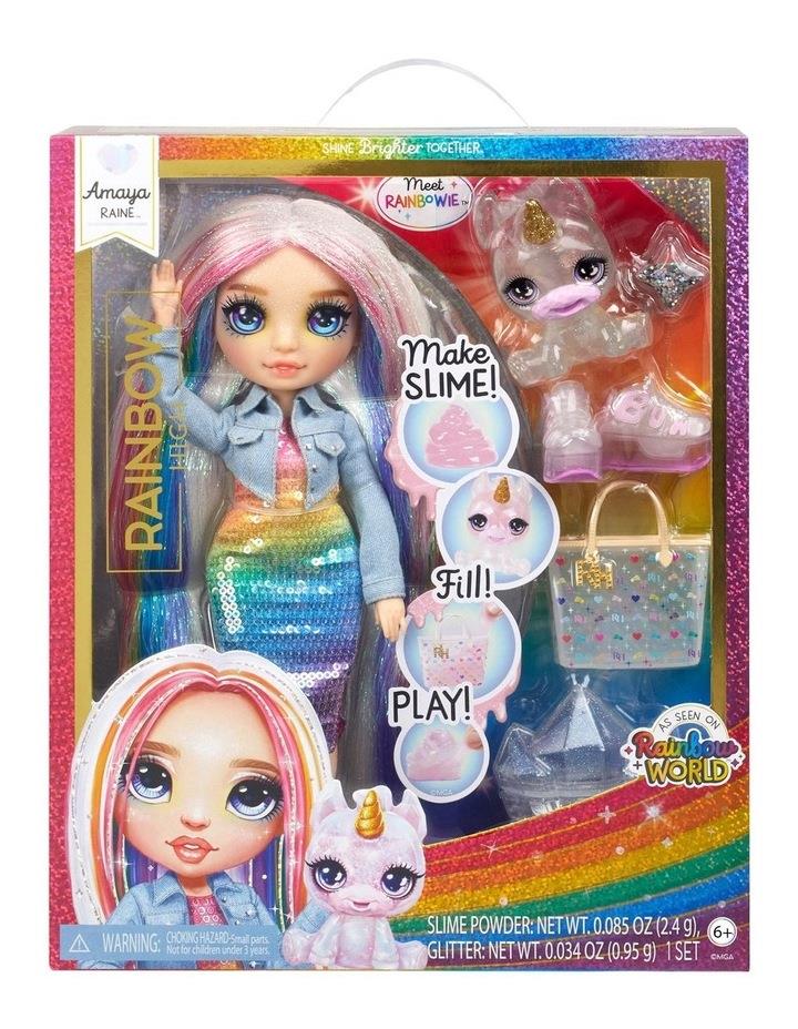 Rainbow High World Doll Amaya with Slime Kit & Pet Assorted