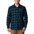 Columbia Cornell Woods Flannel Long Sleeve Shirt in Night Wave Buffalo Assorted S