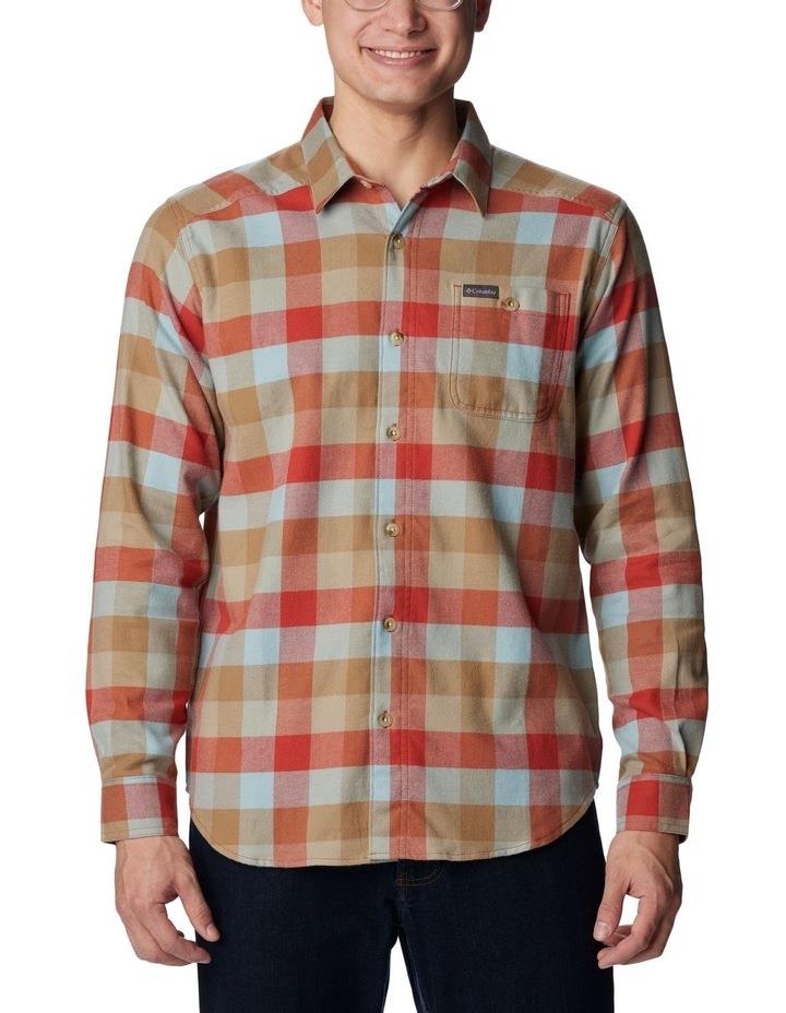Columbia Cornell Woods Flannel Long Sleeve Shirt in Warp Red Buffalo Assorted M