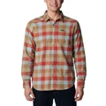 Columbia Cornell Woods Flannel Long Sleeve Shirt in Warp Red Buffalo Assorted L