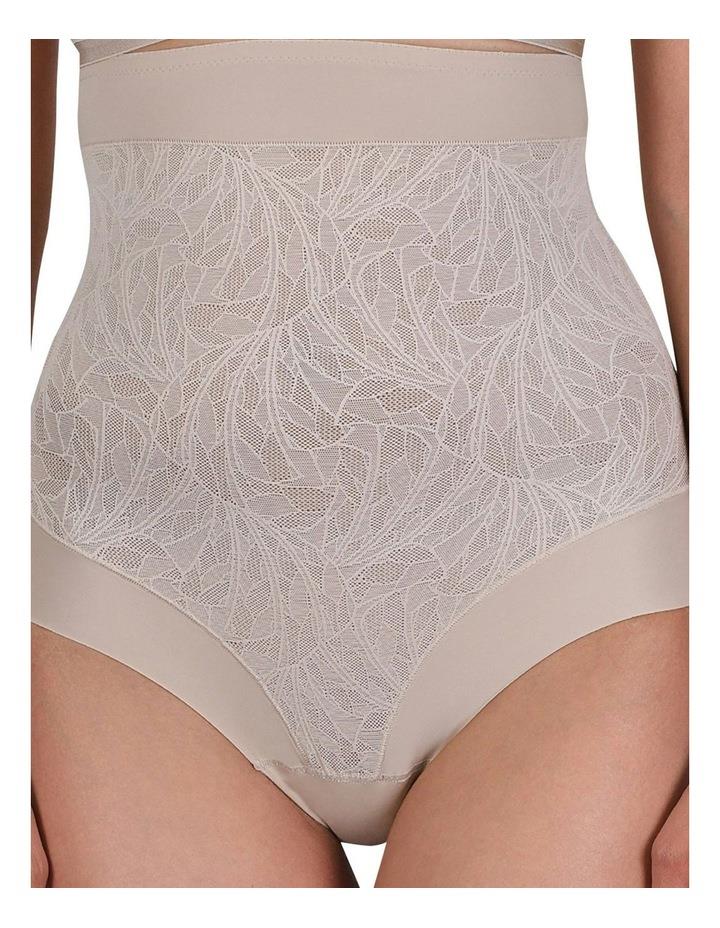 Naturana Powerlace High Waist Lace Shaping Brief in Light Beige Natural S
