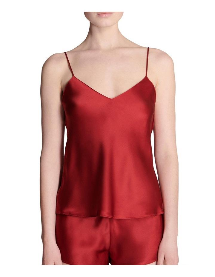 Simone Perele Dream Silk Camisole in Red 10