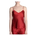 Simone Perele Dream Silk Camisole in Red 14
