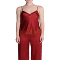 Simone Perele Nocturne Silk Camisole in Red 10
